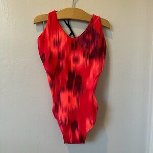 Jo + Jax Red and Black Leotard Size Youth Large